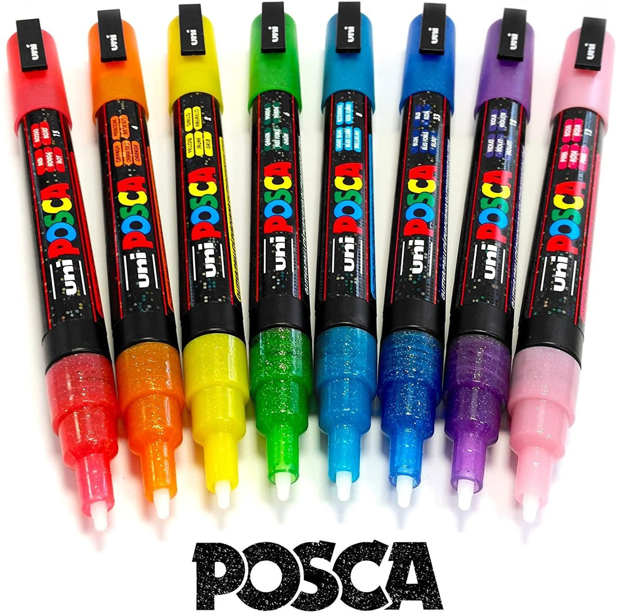 Posca Marker Fine Point Tip 3M [Glitter Light Blue]