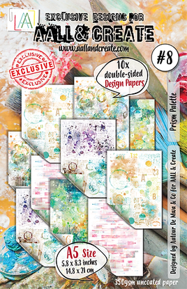 #08 - A5 Design Paper - Prism  Palette