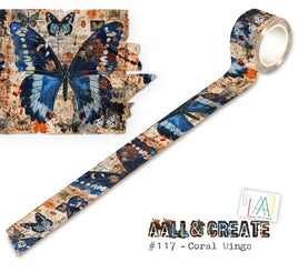 #117 Coral Wings - Layer It Up Washi Tape