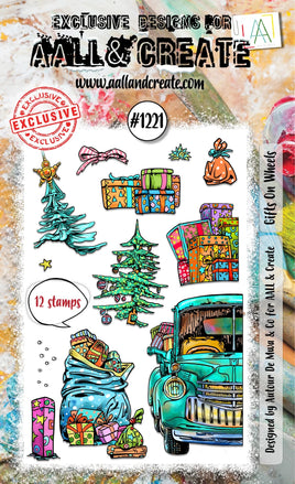 #1221 Gifts On Wheels - A6 Stamp Set