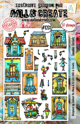 #1231 Sundae Socials - A5 Stamp Set