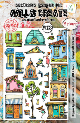 #1233 Community Corner - A5 Stamp Set