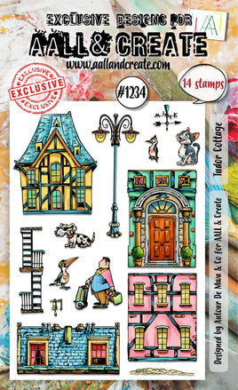 #1234 Tudor Cottage - A6 Stamp Set