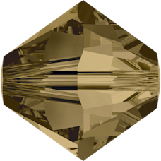 Crystal Bronze Shade - Xilion Bicone Bead