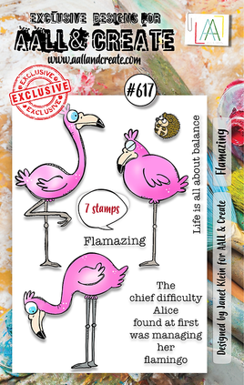 #617 Flamazing - A7 Stamp Set