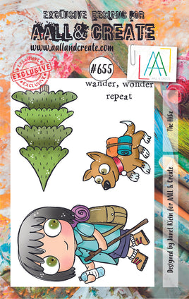 #655 The Hike - A7 Stamp Set