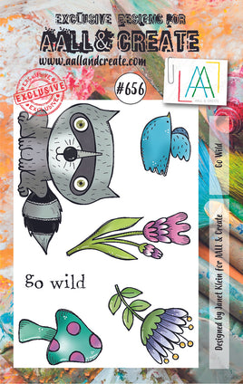 #656 Go Wild - A7 Stamp Set