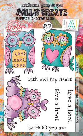 #658 Have A Hoot - A6 Stamp Set