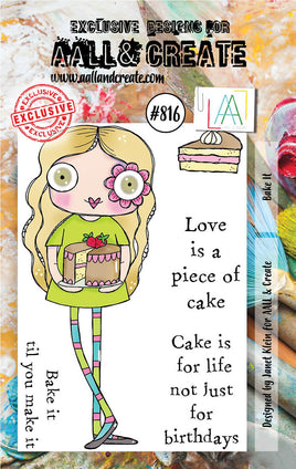 #816 Bake It - A7 Stamp Set