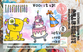 #968 Woof It Up - A7 Stamp Set