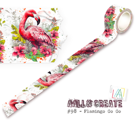 #98 Flamingo Go Go - Layer It Up Washi Tape