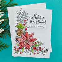 
              Merry & Bright Sentiment Strips Press Plate & Die Set from the More BetterPress Christmas Collection
            