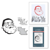 
              Holly Jolly Santa Press Plate & Die Set from the More BetterPress Christmas Collection
            