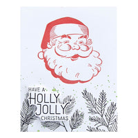 
              Holly Jolly Santa Press Plate & Die Set from the More BetterPress Christmas Collection
            