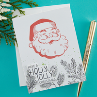 
              Holly Jolly Santa Press Plate & Die Set from the More BetterPress Christmas Collection
            