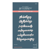 
              Happiness Sentiments Press Plate & Die Set
            