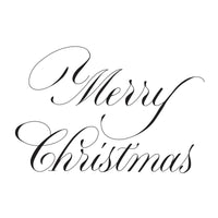 
              Copperplate Merry Christmas Press Plate
            