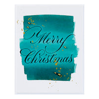 
              Copperplate Merry Christmas Press Plate
            