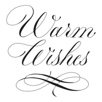 
              Copperplate Warm Wishes Press Plate
            