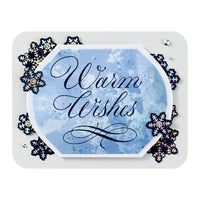 
              Copperplate Warm Wishes Press Plate
            