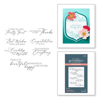 
              New Beginnings Timeless Sentiments Press Plate
            