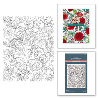 
              Winter Rose Background Press Plate
            