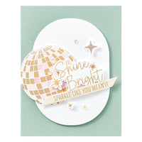 
              Shine Bright Sentiment Strips Press Plate & Die Set
            