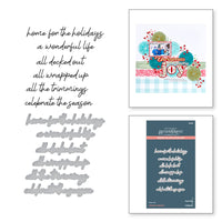 
              Christmas Sentiments Press Plate & Die Set
            