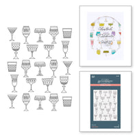 
              Layered Classy Glasses Press Plate & Stencil Bundle
            