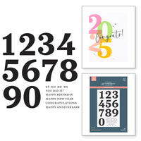 
              Bold Color Mix Numbers Press Plates
            