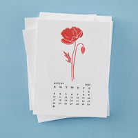 
              August Poppy Press Plates
            