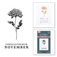 
              November Chrysanthemum Press Plates
            