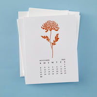 
              November Chrysanthemum Press Plates
            