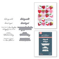 
              Valentine Happy Hour Sentiments Press Plate & Die Set
            