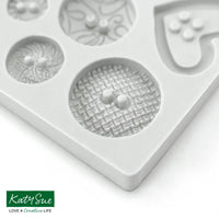 
              Patterned Buttons Silicone Mould
            