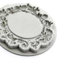 
              Large Oval Frame Silicone Mould
            