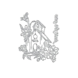 Just For You Home Floral - GoLetterPress Impression Stamp