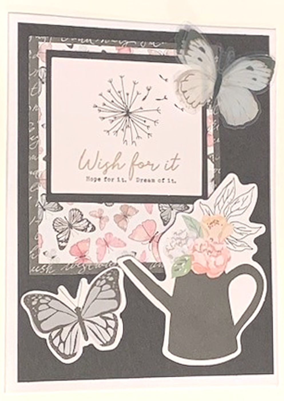 Big, Beautiful Botanical Butterfly Scrapbook Class with kit to go