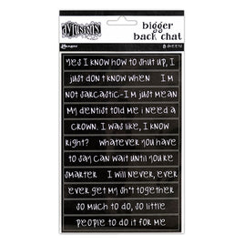 Dylusions Bigger Back Chat - Black 1