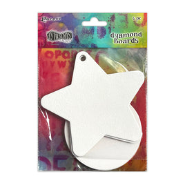 Dylusions Dyamond Boards - Large Baubles & Stars