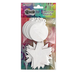 Dylusions Dyamond Boards - Small Baubles & Stars