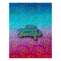 
              Peacock Motif 3D Embossing Folder
            