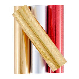 GLIMMER HOT FOIL 4 ROLLS - CHRISTMAS SPARKLE VARIETY PACK