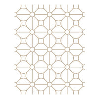 
              Geometric Flower Background Glimmer Hot Foil Plates - DISCONTINUED
            