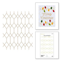 
              Geometric Diamond Background Glimmer Hot Foil Plates - DISCONTINUED
            