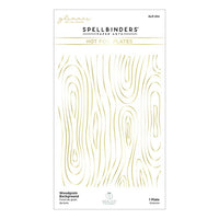 
              Woodgrain Background Glimmer Hot Foil Plates - DISCONTINUED
            