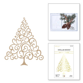 Flourished Tree Glimmer Hot Foil Plates - DISCONTINUED