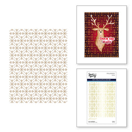 Geo Snowflakes Glimmer Hot Foil Plate - DISCONTINUED