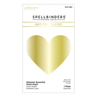 
              Glimmer Essential Solid Heart Glimmer Hot Foil Plate - DISCONTINUED
            