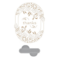 
              Stylish Oval Thanks Glimmer Hot Foil Plate & Die Set - DISCONTINUED
            